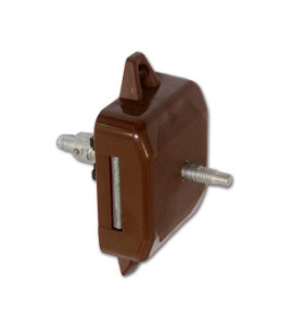 Push-lock bagno bilaterale si fori marrone