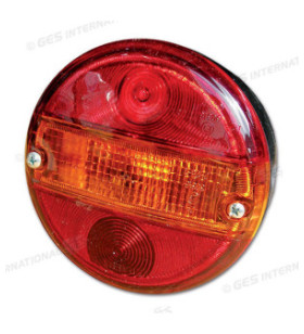 Headlight Ø 140x85 pos.stop arrow