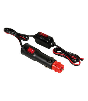 SPINOTTO PRESA ACCENDISIGARI 12/24V-10A C/FUSIBILE ESTERNO 10A