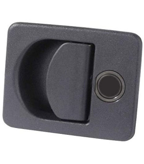 Black STS lock KUBUS model for hatches without cylinder / keys