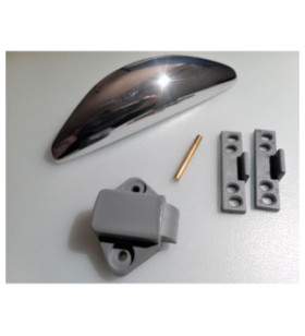 Furniture handle kit V433 IN DIE-CAST ZAMAK polished chrome
