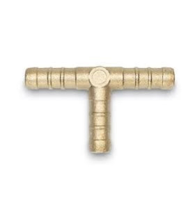 3-way T-shaped gas hose fitting for LPG Ph10 UNI hose