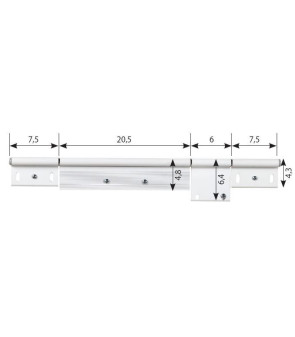 KIT CERNIERA C03 48X200 + 2*43X70 + 64x70 BIANCA RAL9010