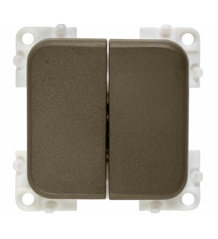 Einpoliger Schalter C2N braun doppelt CBE M