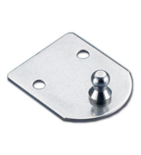 Par de soportes Aisi 316 para resortes de gas