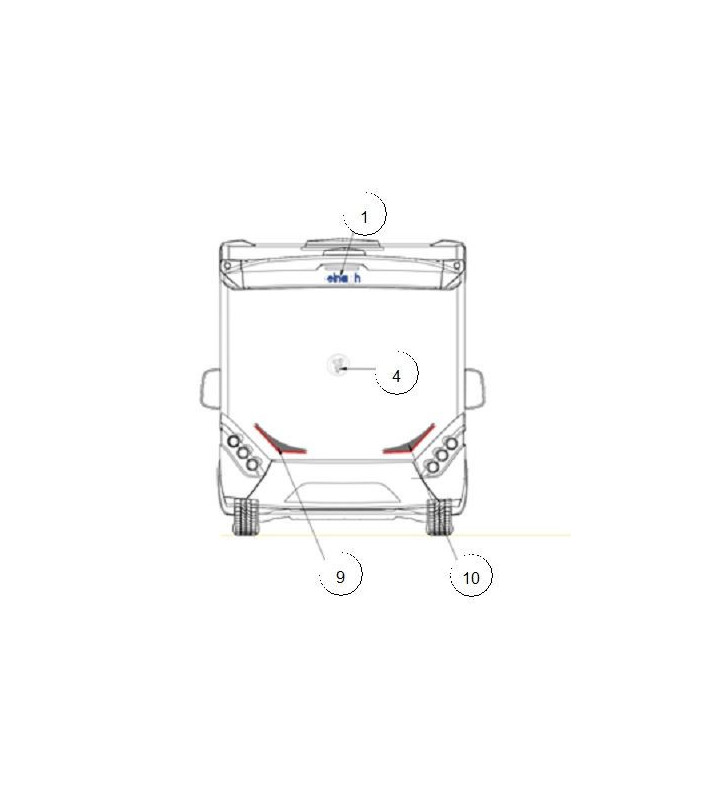 ELNAGH ORIGINAL resin-coated back plate DUKE...