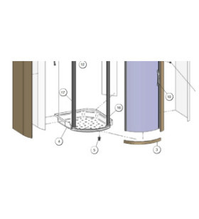 Straight White Drain for 25 mm Drain associated with...