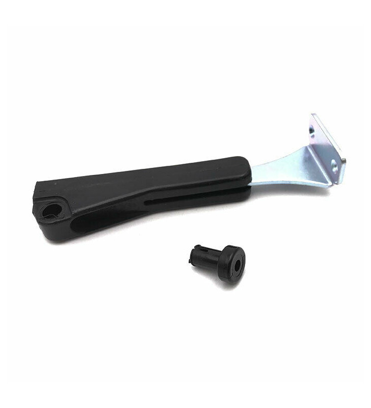 Brazo corto para puertas con muelle ajustable