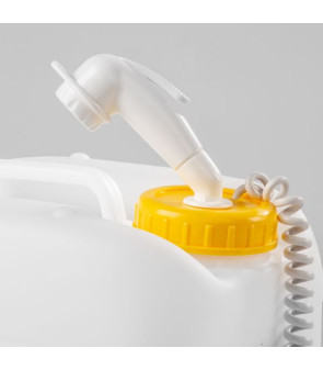 Complete portable 20 liter shower for VAN