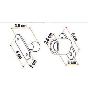 PORTE HOLDER FLAMME butée de porte