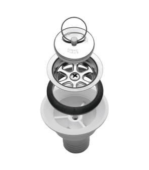 AC545S DÉCHET DOMETIC SIPHONE DROIT DIAMÈTRE 20 MM 9102300085