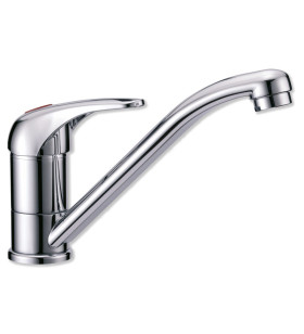 Single lever mixer spout 140 1/2" connections