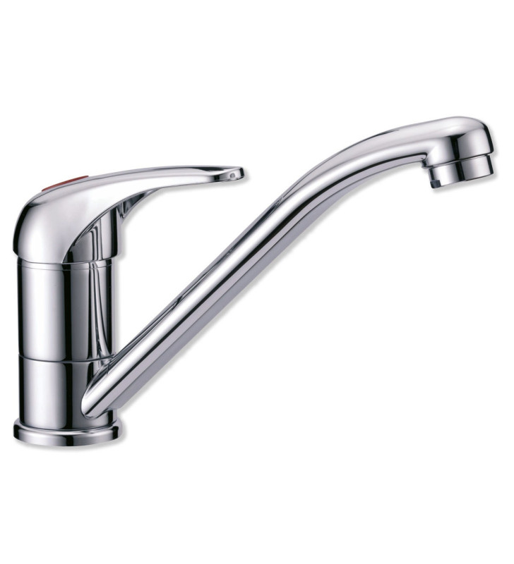 Caño mezclador monomando 140 conexiones 1/2"