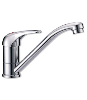 Single lever mixer spout 140 1/2" connections