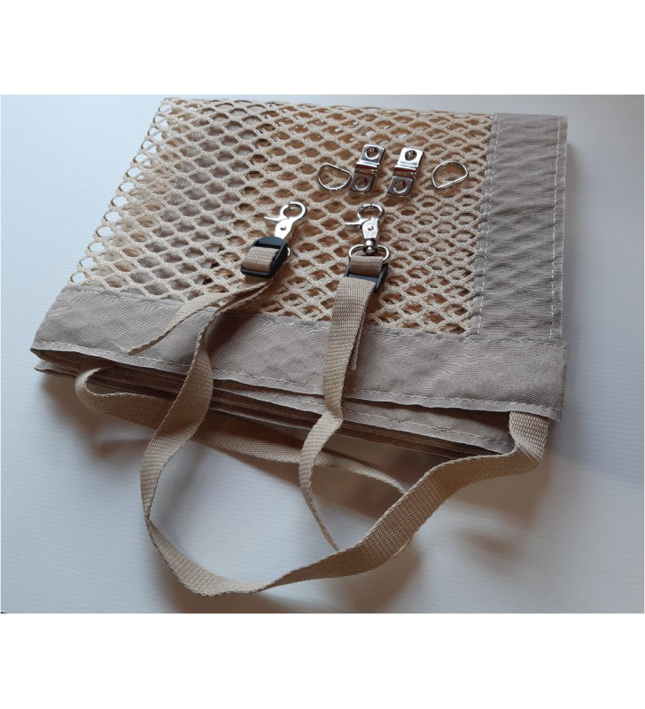 Beige Bettschutznetze