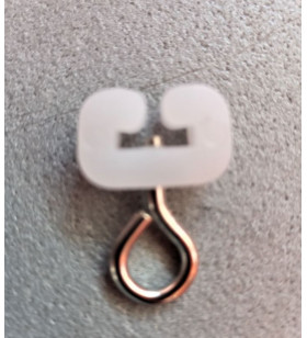 Nylon retainer 10 pcs. for L-guide for curtains 2
