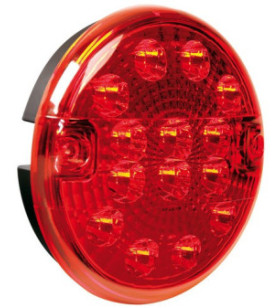 RUNDES NEBELSCHLUSSLEUCHTE LED 12 / 24V Ø 140 mm