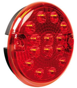 FARO RETRONEBBIA ROTONDO 14 LED 12/24V Ø 140 mm