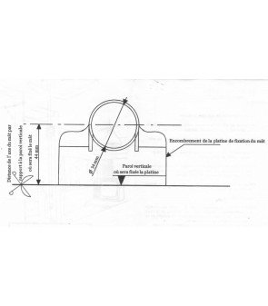 SLIDING ROD - TELESCOPIC FOR CARAVAN CAMPING TV ANTENNA.