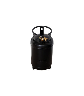Bombona de gas CAMPKO 67R01 acero 30 L - 14 Kg multiválvula y manómetro