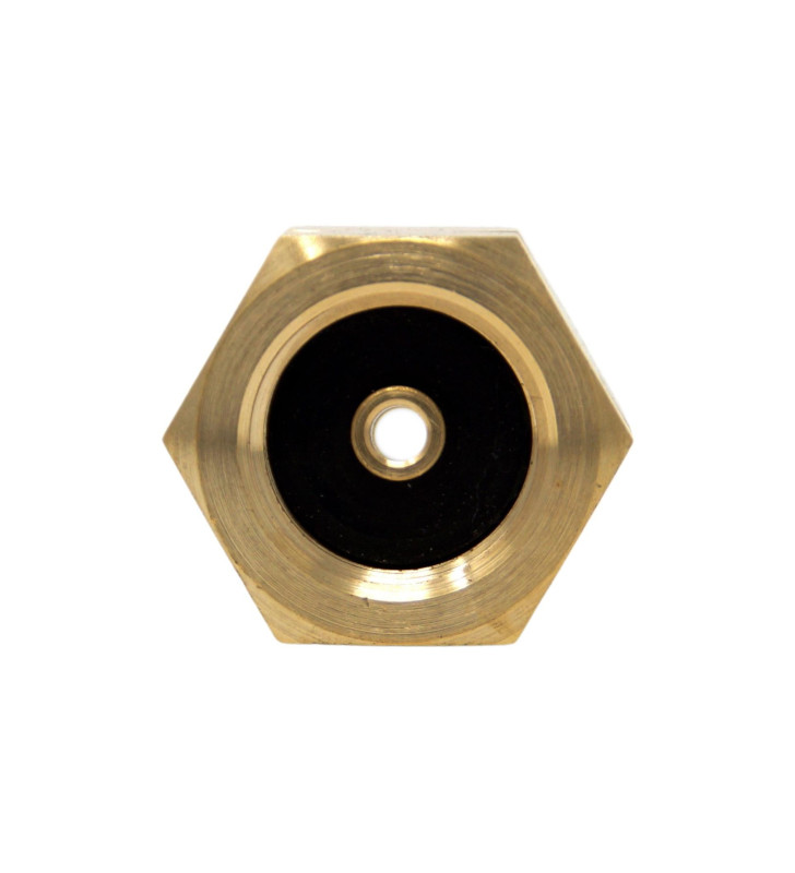 Anschlussfitting W21,8 x 1/14LH an 8 mm Kupferrohr