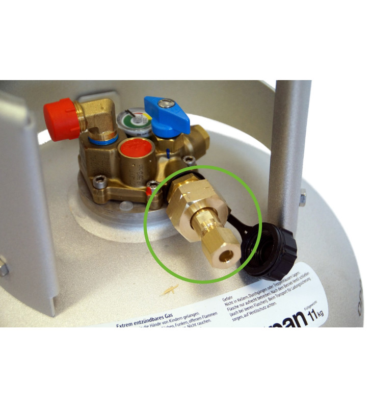 Raccordo collegamento W21,8 x 1/14LH a 8 mm...