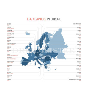 DREHMEISTER adaptador DISH llenado directo del cilindro W21.8 SX