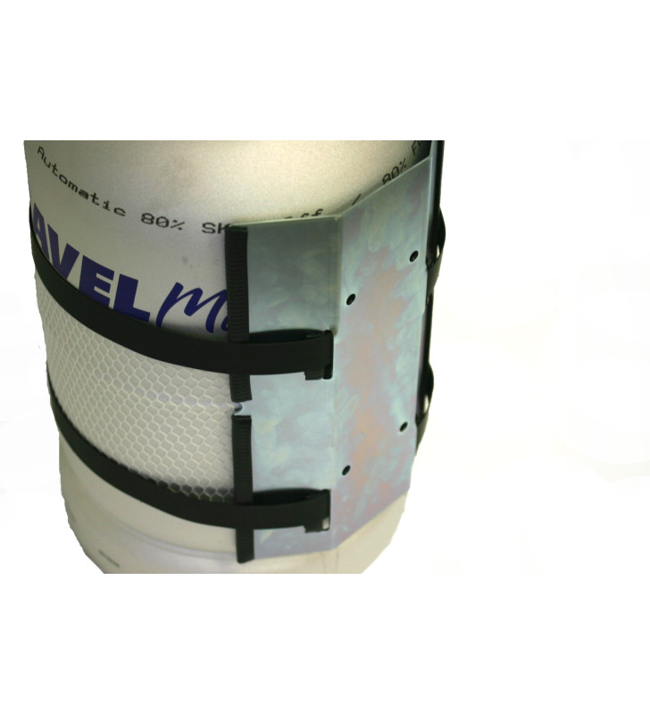 Wall support for gas cylinder Ø300 with CAMPKO...