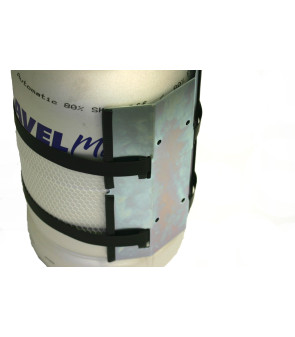 Wandhalterung für Gasflasche Ø300 mit CAMPKO Spannern