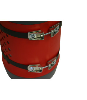 Wall support for gas cylinder Ø300 with CAMPKO tensioners