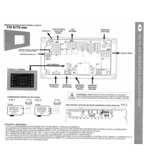 000.403.57 - KIT DE REMPLACEMENT NE100-NE129-TE42-TE10 - JONCTION + PANNEAU C NE274 + SÉRIE + KIT BORNES