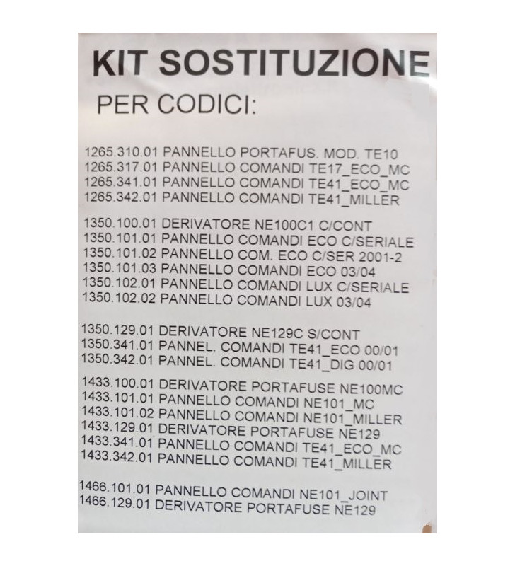 000.403.57 - KIT SOSTITUZIONE...