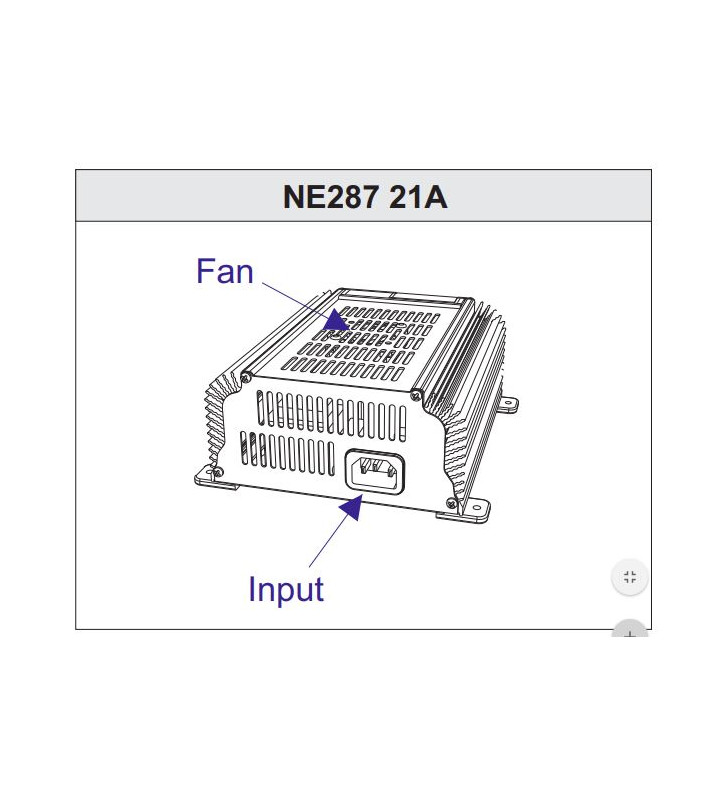 NE287 21 A fixed battery charger without...