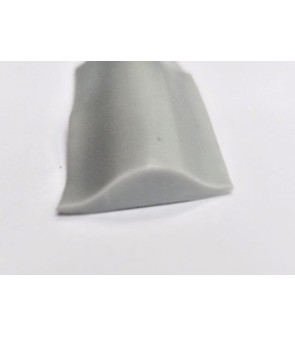 Profilo 13 mm copriviti grigio plastico