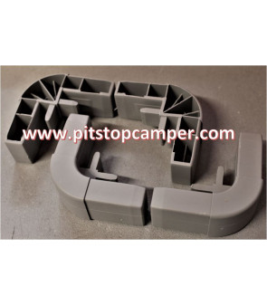 KIT RETE LETTO RIPIEGABILE PER VAN 140X200 CM