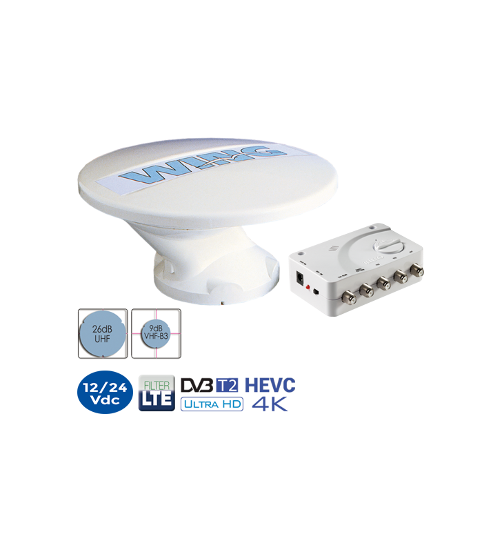 Antenna TV Omnidirezionale 31cm TELECO WING con...