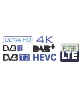 Omnid TV-Antenne Ø 28 TELECO WEEKEND mit Verstärker