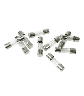 LAMPEN-KIT MIT MIKROSICHERUNG AUS GLAS Ø5X20 VON 1 BIS 6,3A