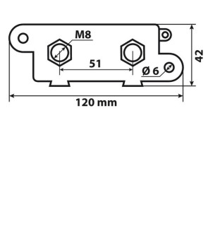 ANL-Inline-Sicherungshalter mit Abdeckung 40-275A