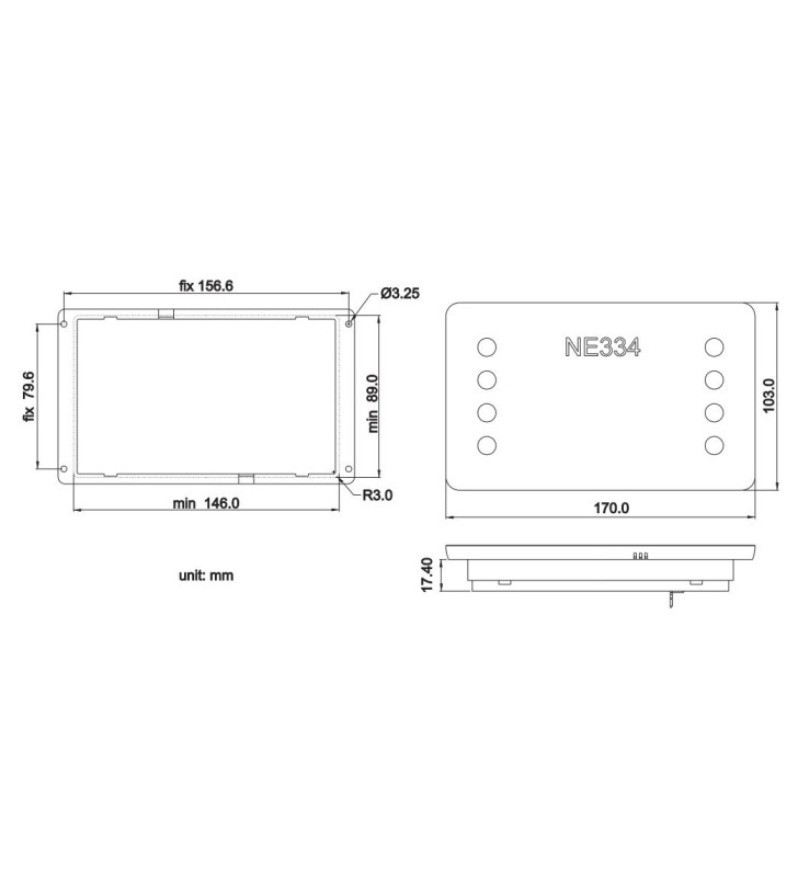 4215.334.01 - NE334 TOUCH PANEL WITH...