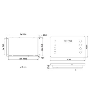4215.334.01 - NE334 TOUCH PANEL WITH NORDELETTRONICA LCD DISPLAY