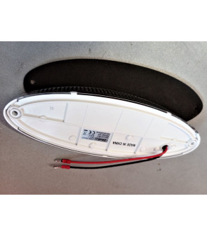 Lámpara externa led LUNA 2.8W 6 LED luz neutra 4000°K marco blanco