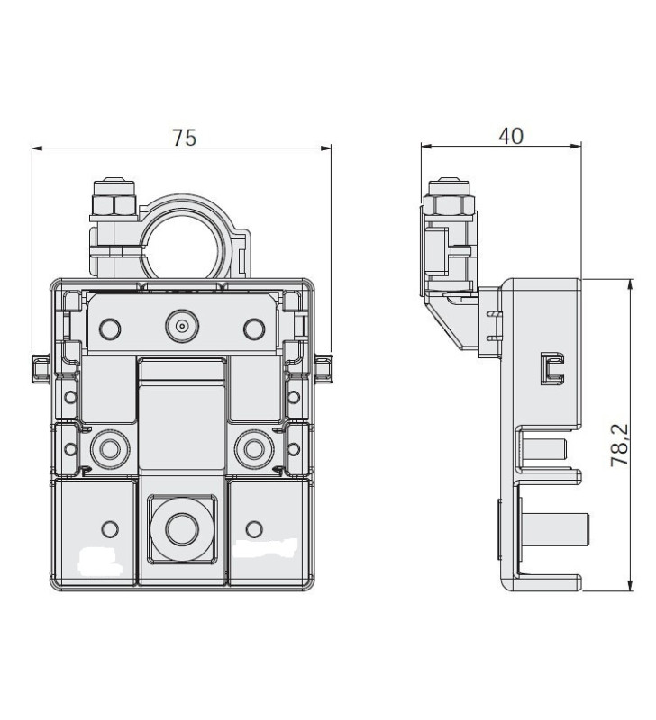2 Midi - 1 Mega Sicherungskasten mit...