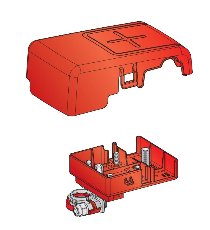 Caja de fusibles 2 Midi - 1 Mega con abrazadera...