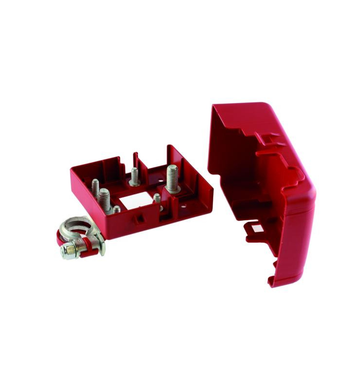 2 Midi - 1 Mega fuse box with battery pole clamp