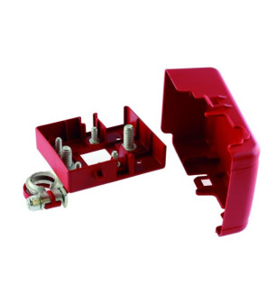 2 Midi - 1 Mega fuse box with battery pole clamp