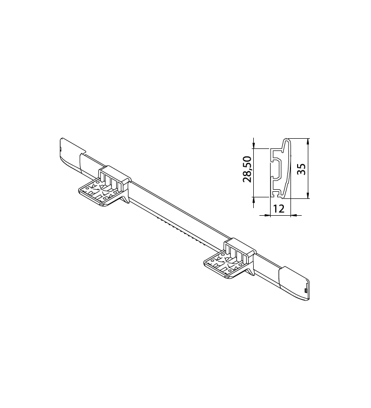 Kit de connexion de table gris MITO - LIPPERT...