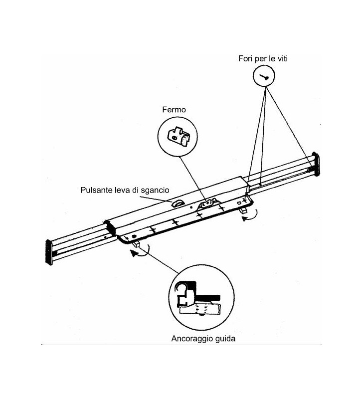 Aluminum table guide