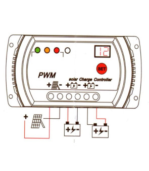 PWM Laderegler 2 VECHLINE 20A 12/24V Akkus