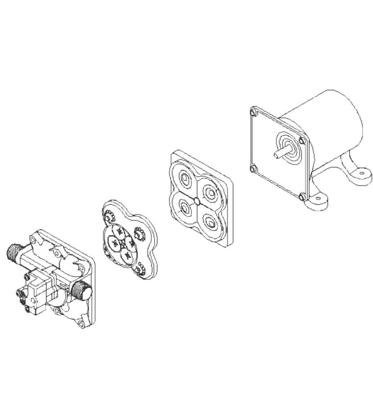 SHURFLO REVOLUTION PUMP 12VDC CE 7.6 LPM